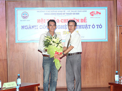 Công ty TNHH SUN tài trợ cho Hội thảo khoa học chuyên đề ngành Công nghệ Ô tô của Trường CĐKT-KT Phú Lâm